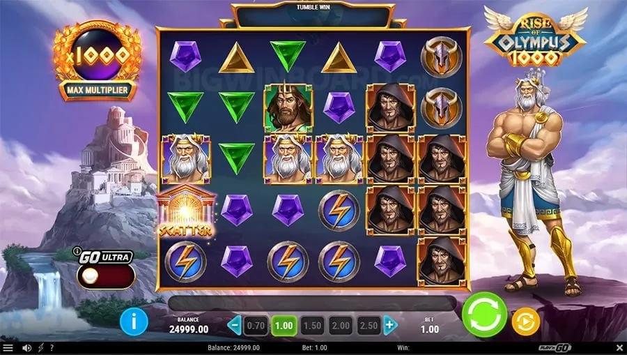 Visual representation of standard casino games from various providers